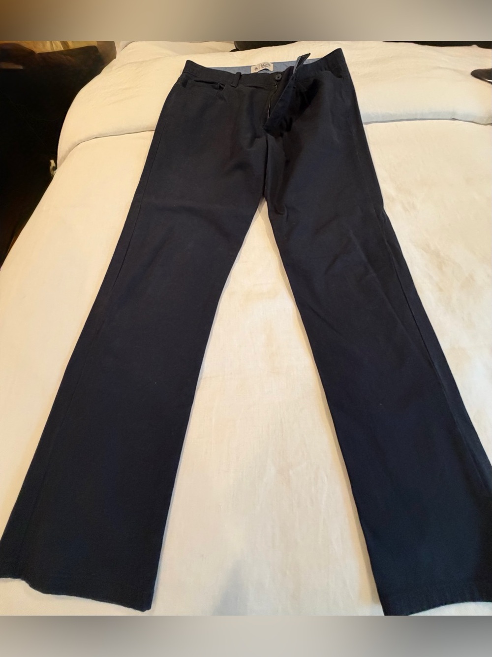 Original Penguin Men's Navy Straight Chinos